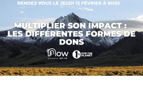 Now coworking x 1% for the Planet